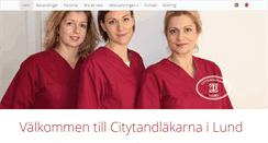 Desktop Screenshot of citytandlakarna.com